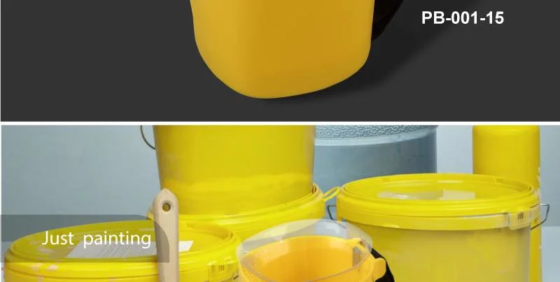 Plastic Paint Bucket with Liner for Packing Accessories Paint Buckets