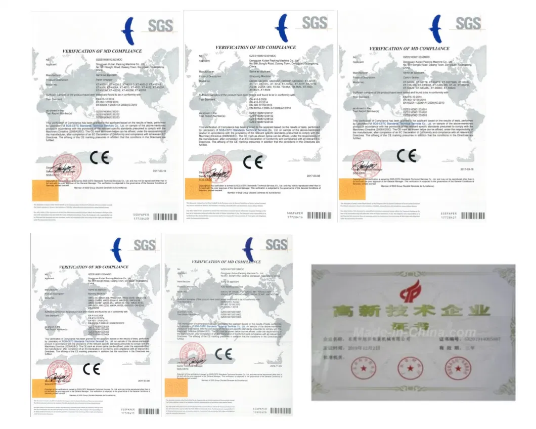 CE Certificate High Speed High Table Automatic Strapping Machine for Carton Case Boxes